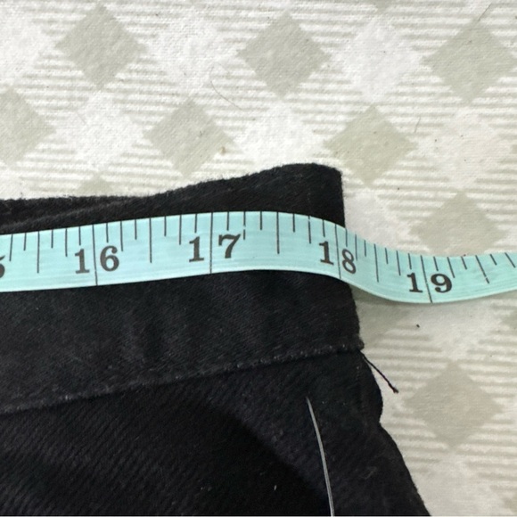 NWT Vintage Lee Easy Fit Black East Fit Straight Leg Jeans Women's Petites 18P - Picture 9 of 9